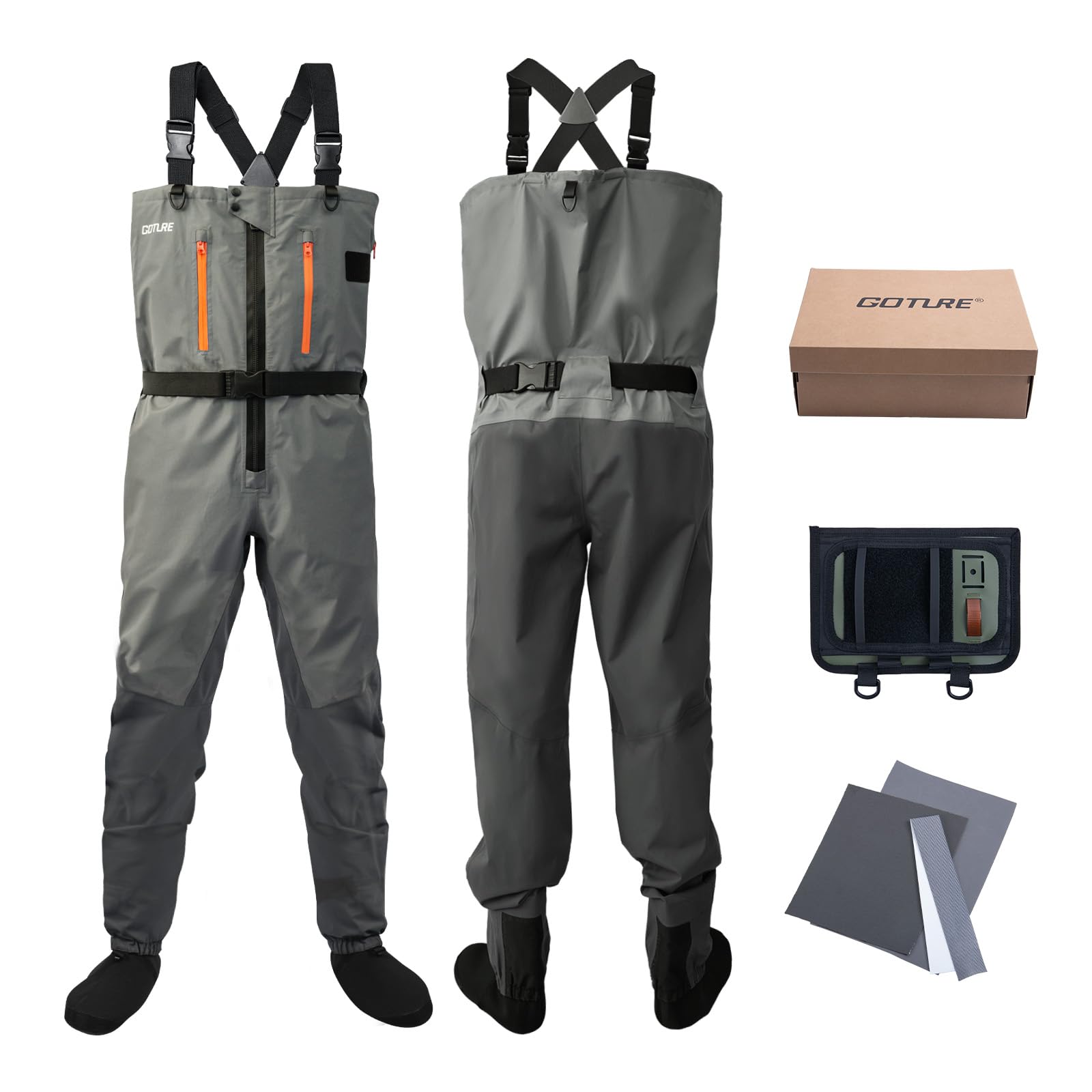 Goture 5-Layer Waterproof Fish - đánh giá và giá Fishing Waders
