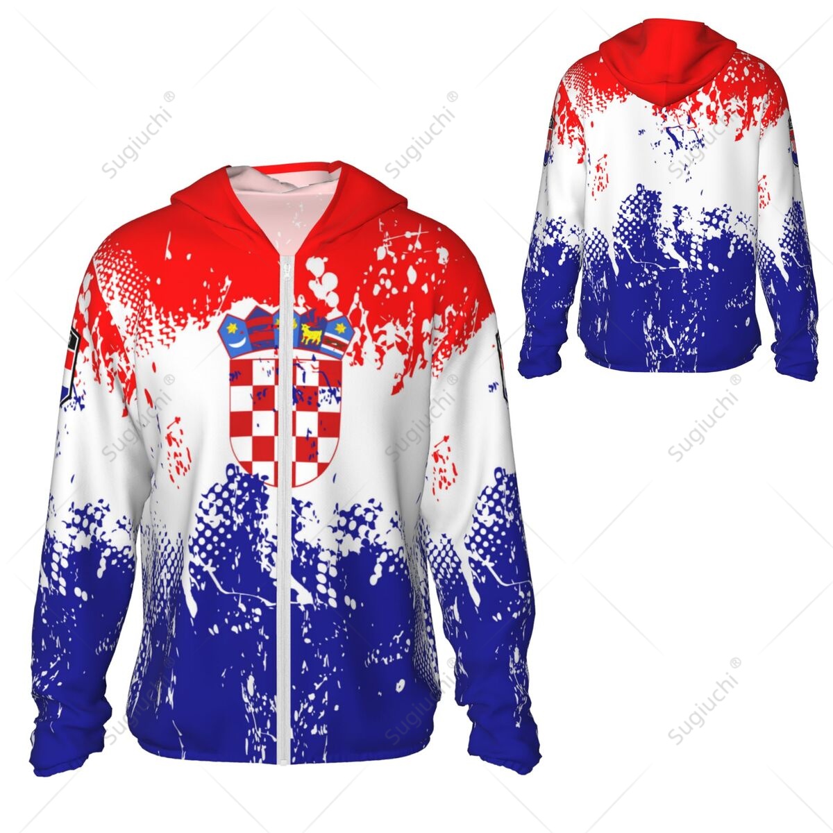Croatia Flag Sun Protection Ho - đánh giá và giá Fishing Hoodie