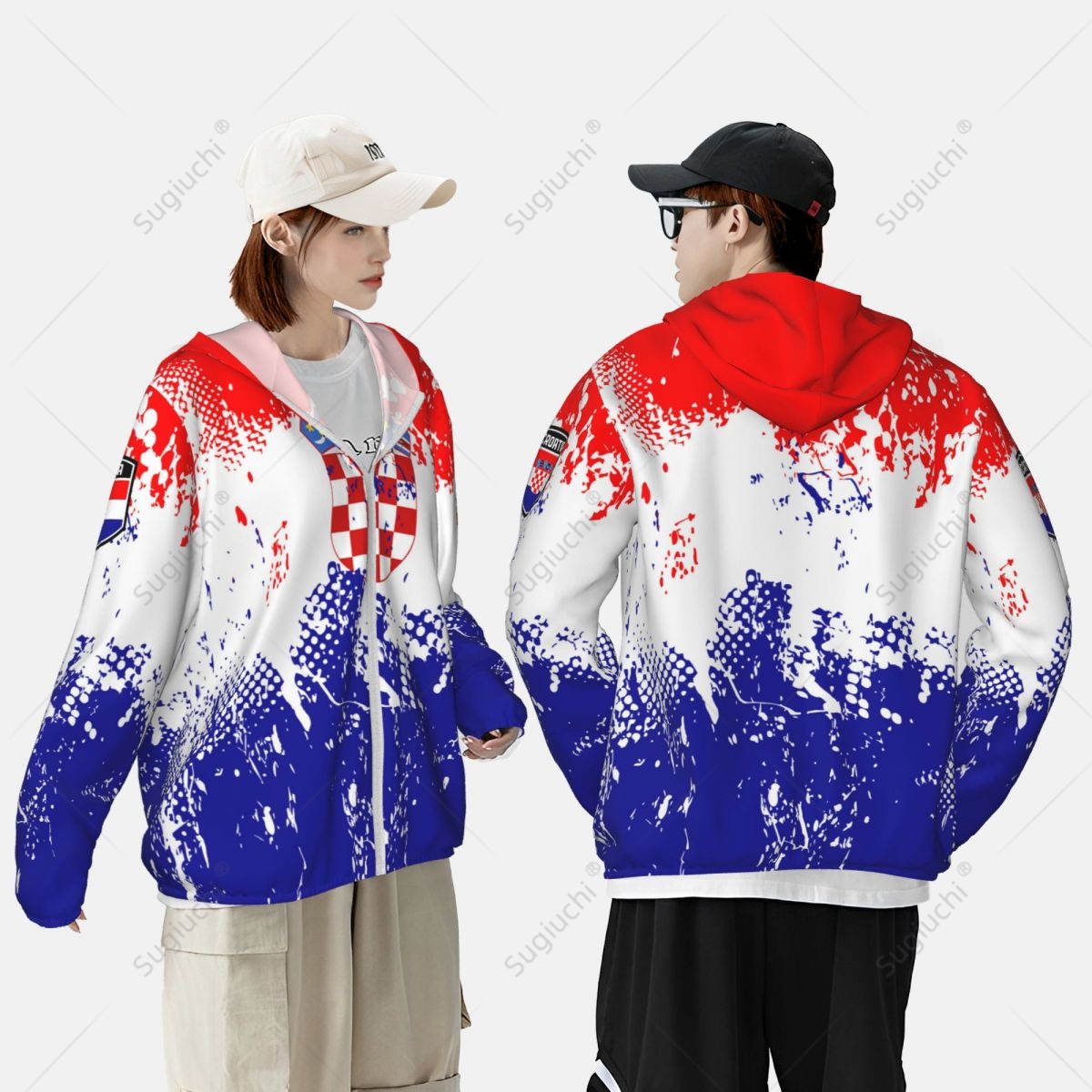 Croatia Flag Sun Protection Ho - đánh giá và giá Fishing Hoodie