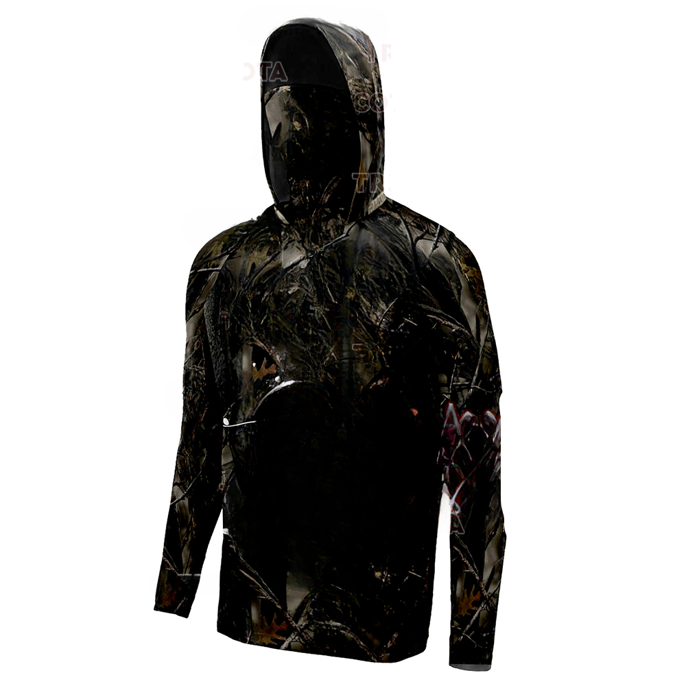 Wood Bark Camo Bass Graphic Me - đánh giá và giá Fishing Hoodie