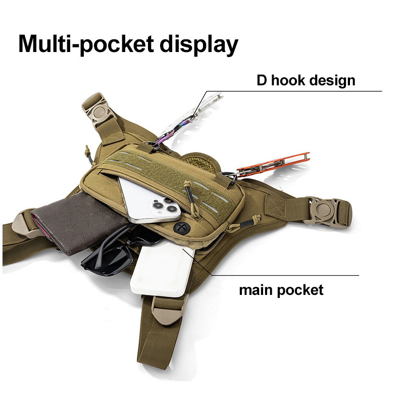 Tactical Front Chest Rig Bag V - đánh giá và giá Fishing Backpack