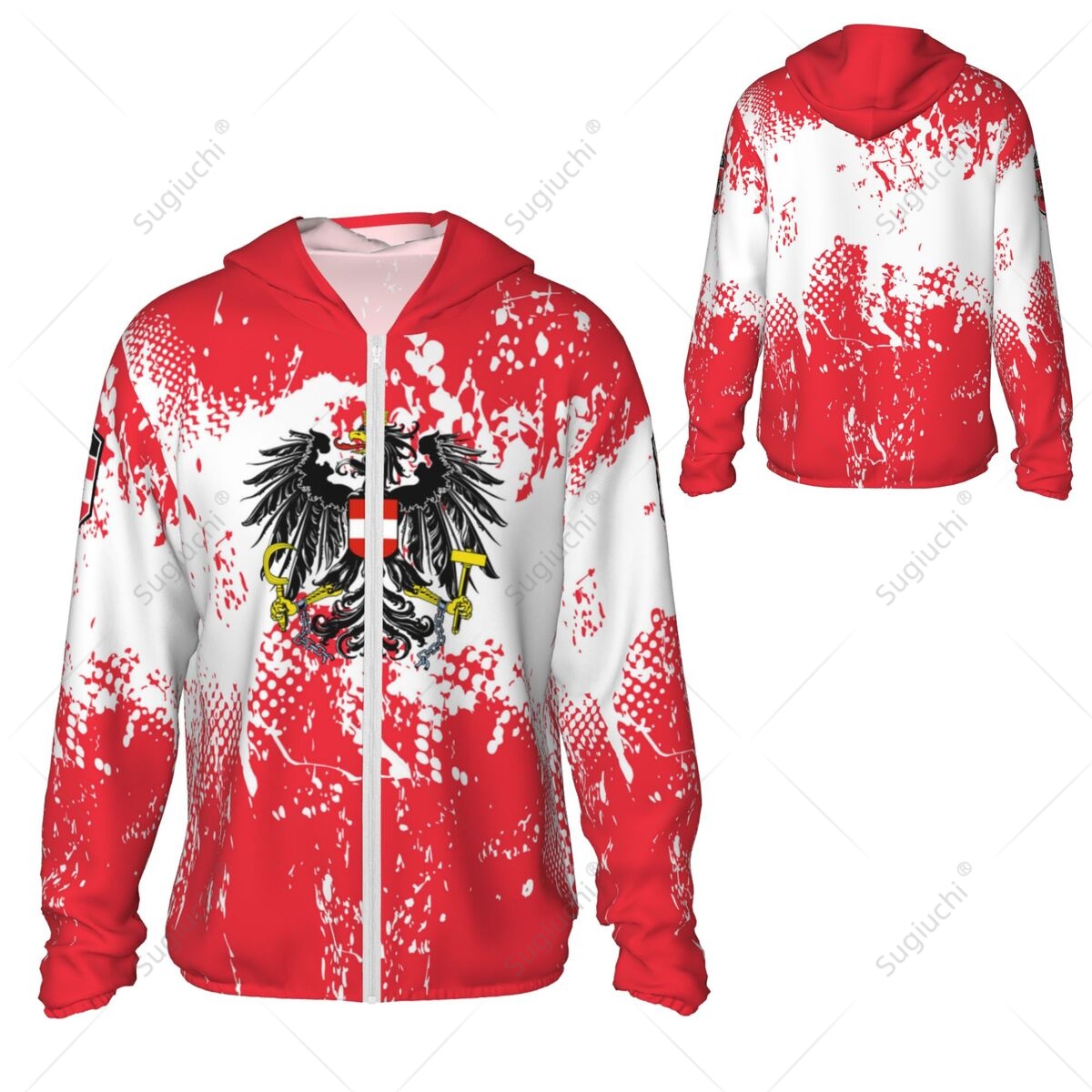 Austria Flag Sun Protection Ho - đánh giá và giá Fishing Hoodie