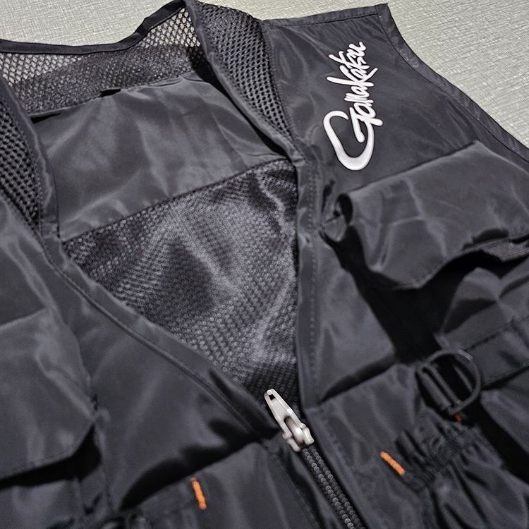 Gamakatsu Men Multi-Pocket Fis - đánh giá và giá Fishing Rain Suit