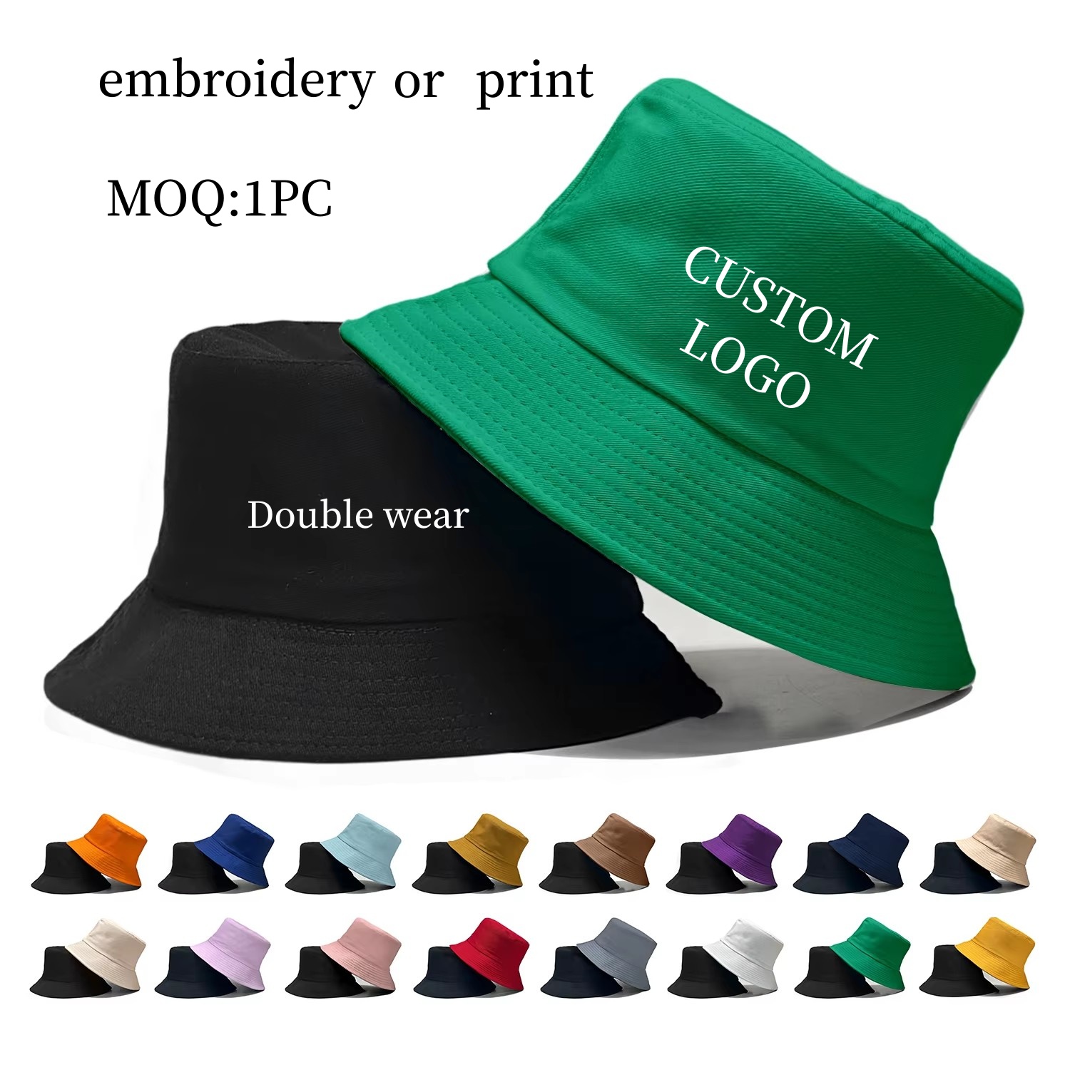 Custom Logo Double Side Fisher - đánh giá và giá Fishing Hat