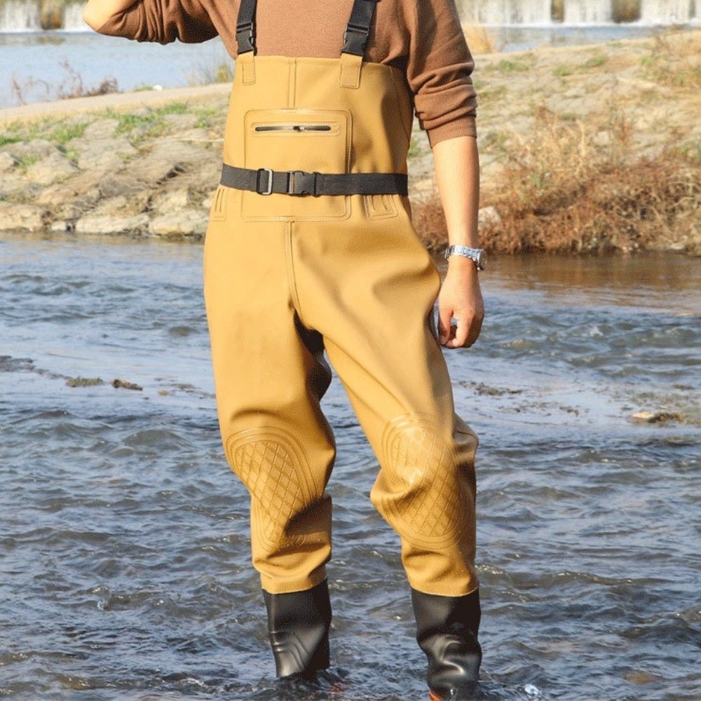 Useful PVC Fishing Suit Double - đánh giá và giá Fishing Pants Waterproof