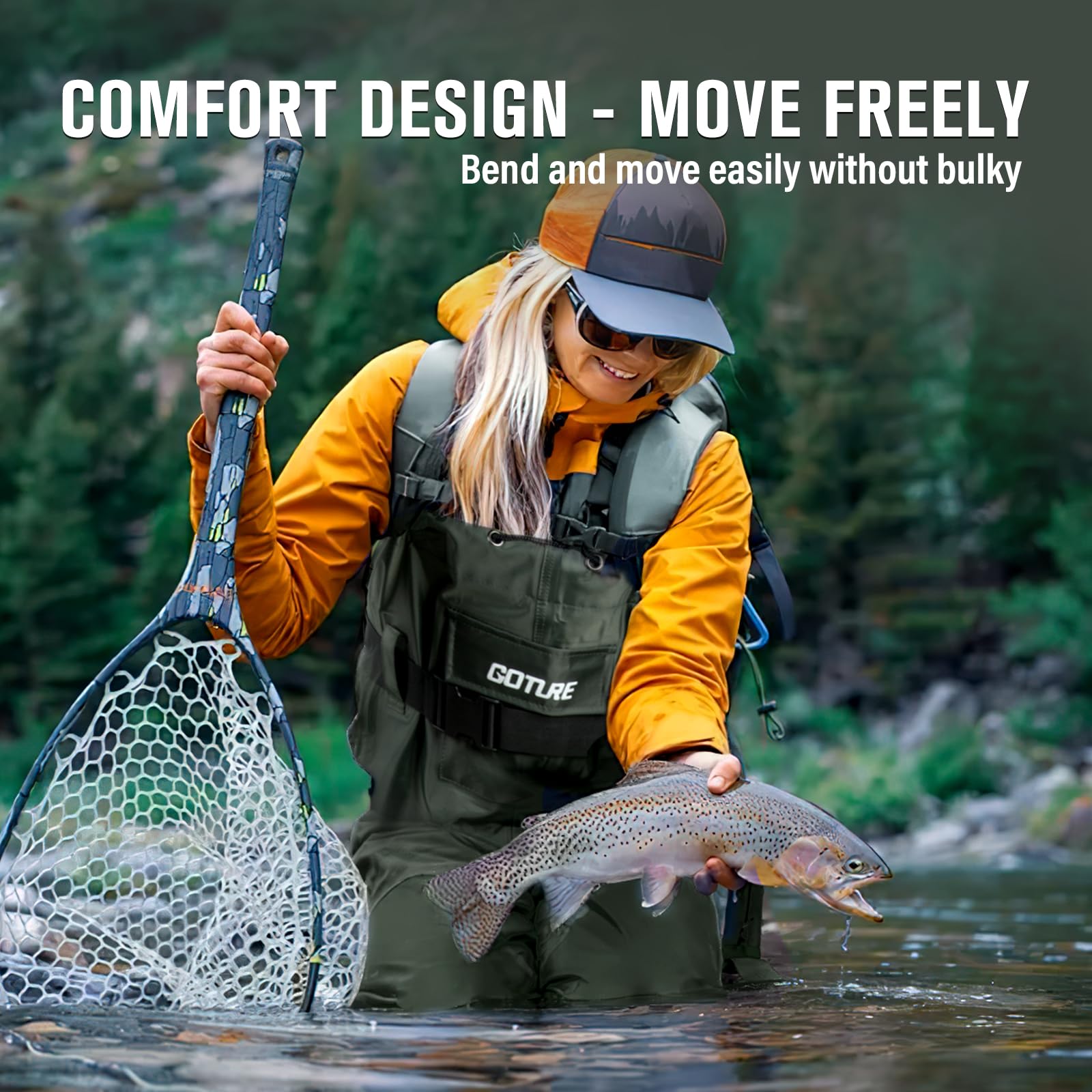 Goture Lightweight Chest Wader - đánh giá và giá Fishing Waders