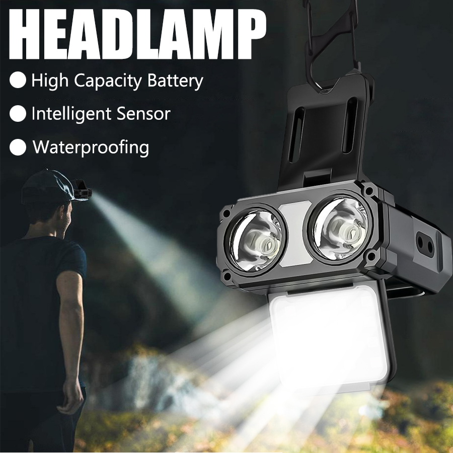 Sensor COB LED Headlamp Cap Cl - đánh giá và giá Fishing Hat